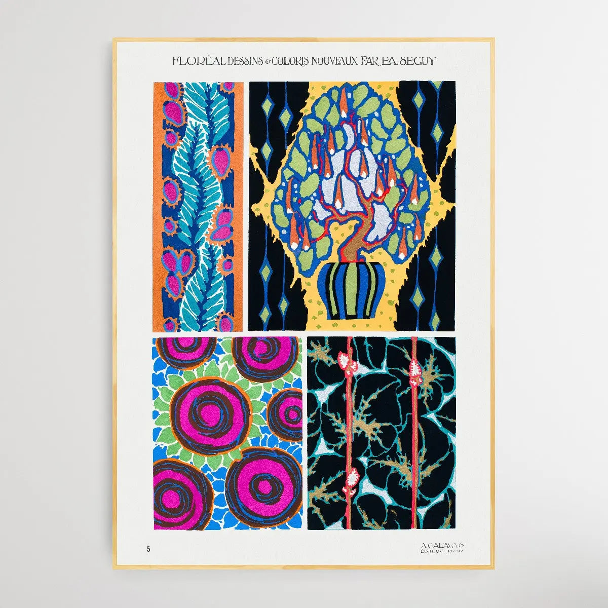 Floréal plate no. 5 by Emile-Alain Séguy (1925) - I Heart Wall Art