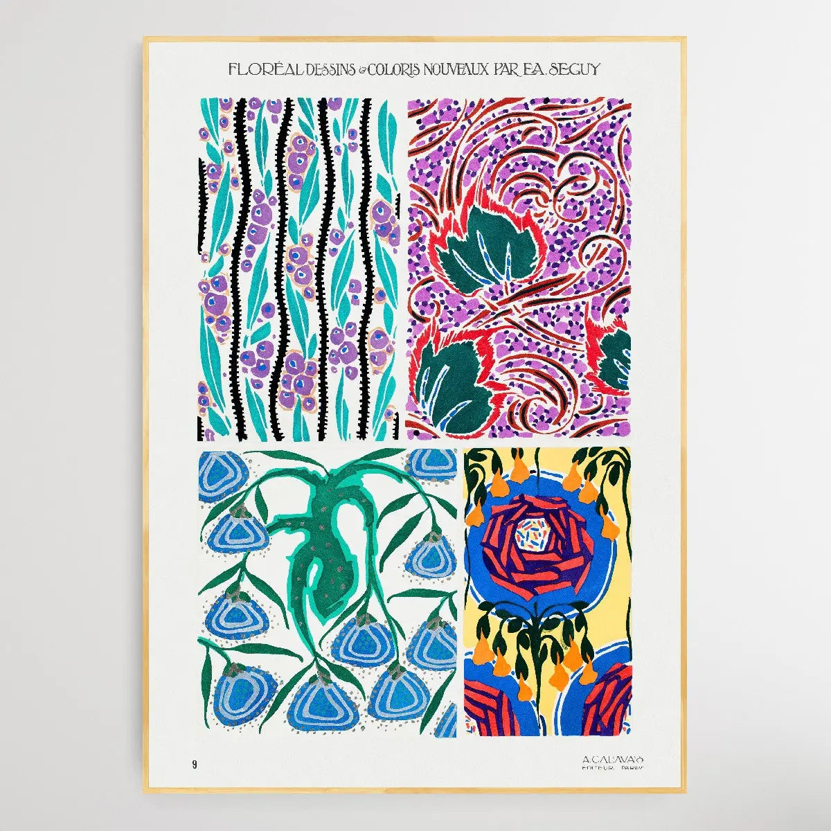 Floréal plate no. 9 by Emile-Alain Séguy (1925) - I Heart Wall Art