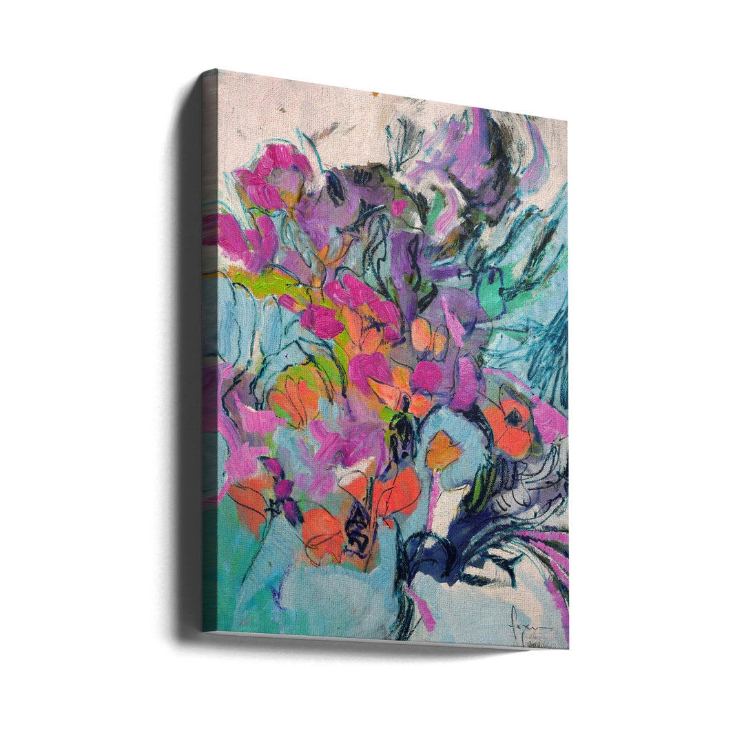 Df840flourish - Stretched Canvas, Poster or Fine Art Print I Heart Wall Art