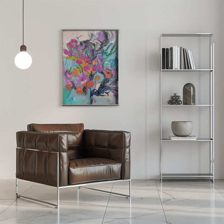 Df840flourish - Stretched Canvas, Poster or Fine Art Print I Heart Wall Art