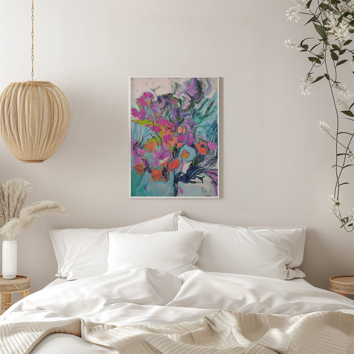 Df840flourish - Stretched Canvas, Poster or Fine Art Print I Heart Wall Art