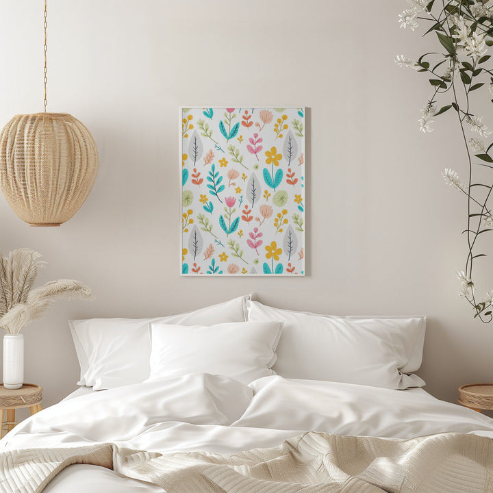 Flourishing Botanicals - Stretched Canvas, Poster or Fine Art Print I Heart Wall Art