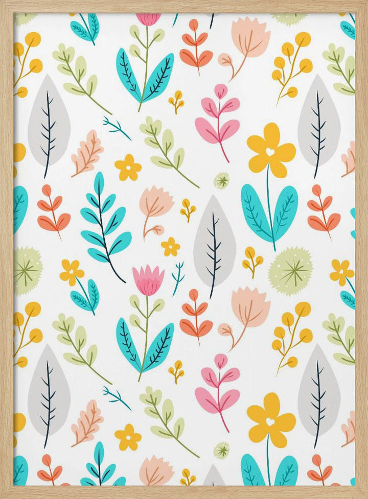 Flourishing Botanicals - Stretched Canvas, Poster or Fine Art Print I Heart Wall Art