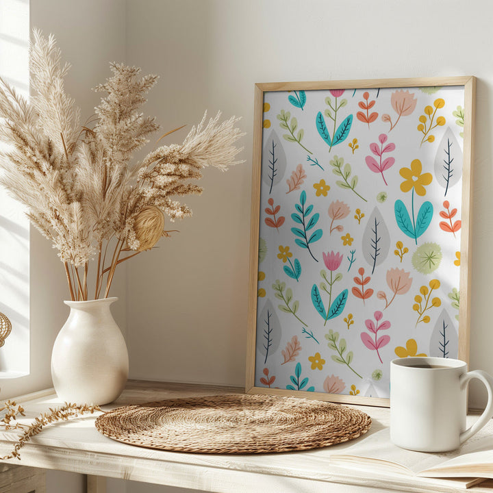 Flourishing Botanicals - Stretched Canvas, Poster or Fine Art Print I Heart Wall Art