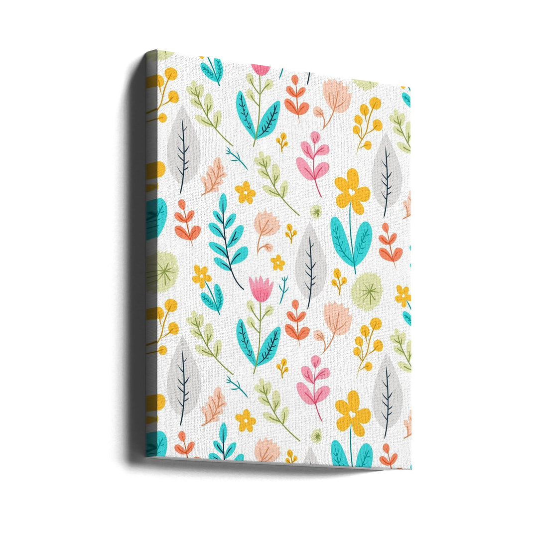 Flourishing Botanicals - Stretched Canvas, Poster or Fine Art Print I Heart Wall Art
