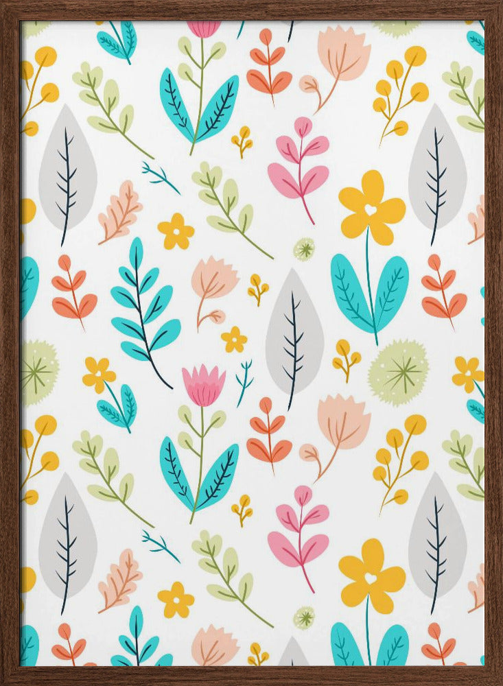 Flourishing Botanicals - Stretched Canvas, Poster or Fine Art Print I Heart Wall Art