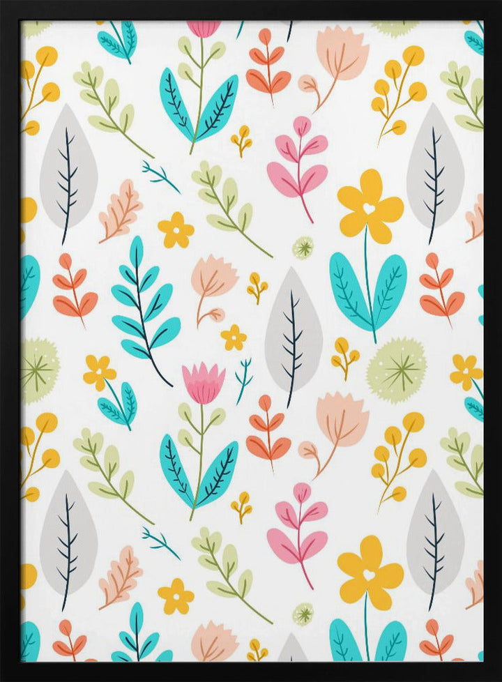 Flourishing Botanicals - Stretched Canvas, Poster or Fine Art Print I Heart Wall Art