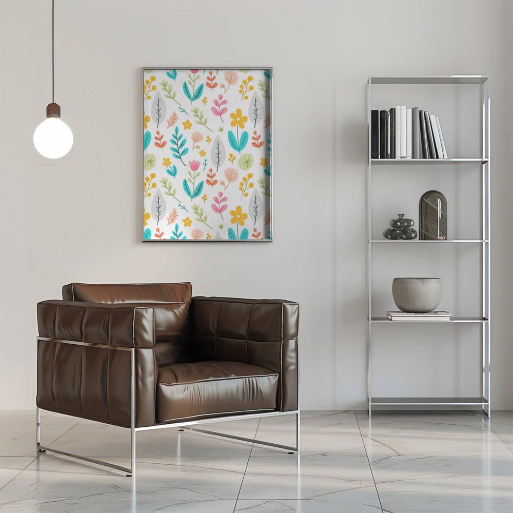 Flourishing Botanicals - Stretched Canvas, Poster or Fine Art Print I Heart Wall Art