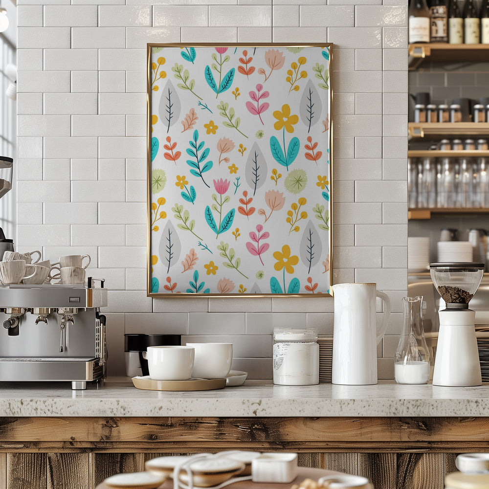 Flourishing Botanicals - Stretched Canvas, Poster or Fine Art Print I Heart Wall Art