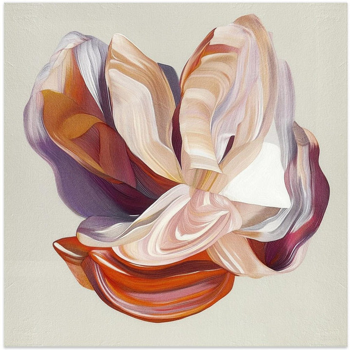 Flow Flower I - Square Stretched Canvas, Poster or Fine Art Print - I Heart Wall Art - Poster Print, Canvas Print or Framed Art Print