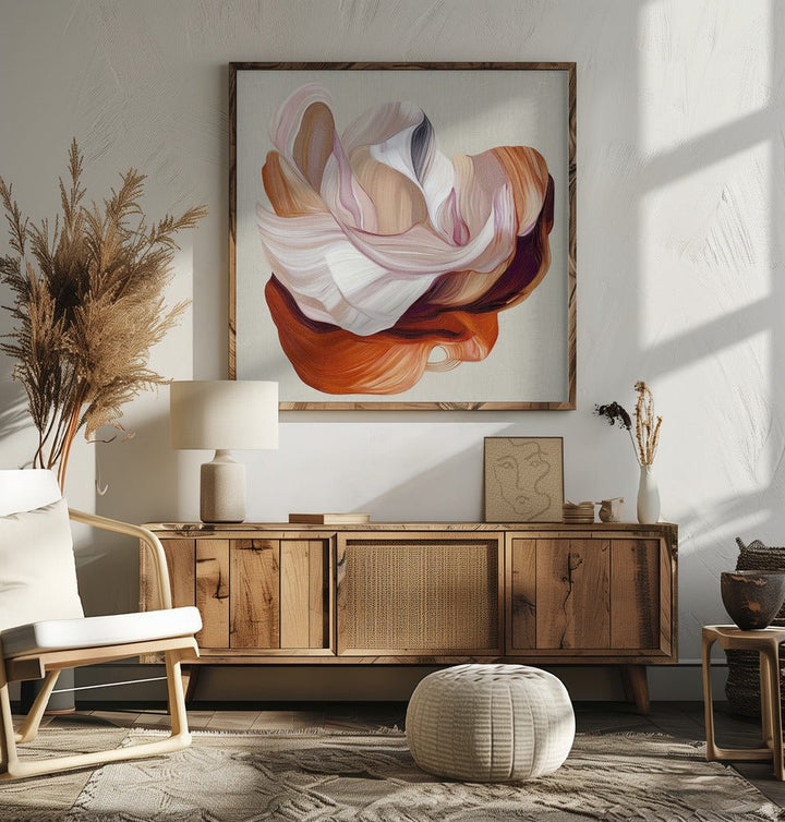Flow Flower II - Square Stretched Canvas, Poster or Fine Art Print - I Heart Wall Art - Poster Print, Canvas Print or Framed Art Print