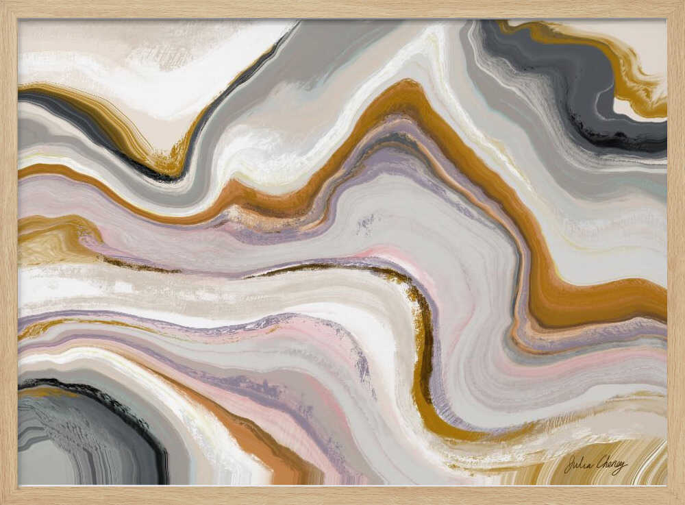 Flow State 2 Julia Cheney - Stretched Canvas, Poster or Fine Art Print - I Heart Wall Art - Poster Print, Canvas Print or Framed Art Print
