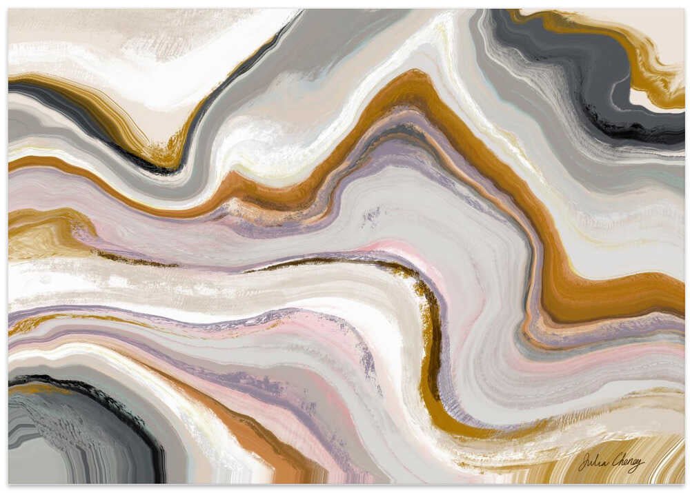 Flow State 2 Julia Cheney - Stretched Canvas, Poster or Fine Art Print - I Heart Wall Art - Poster Print, Canvas Print or Framed Art Print