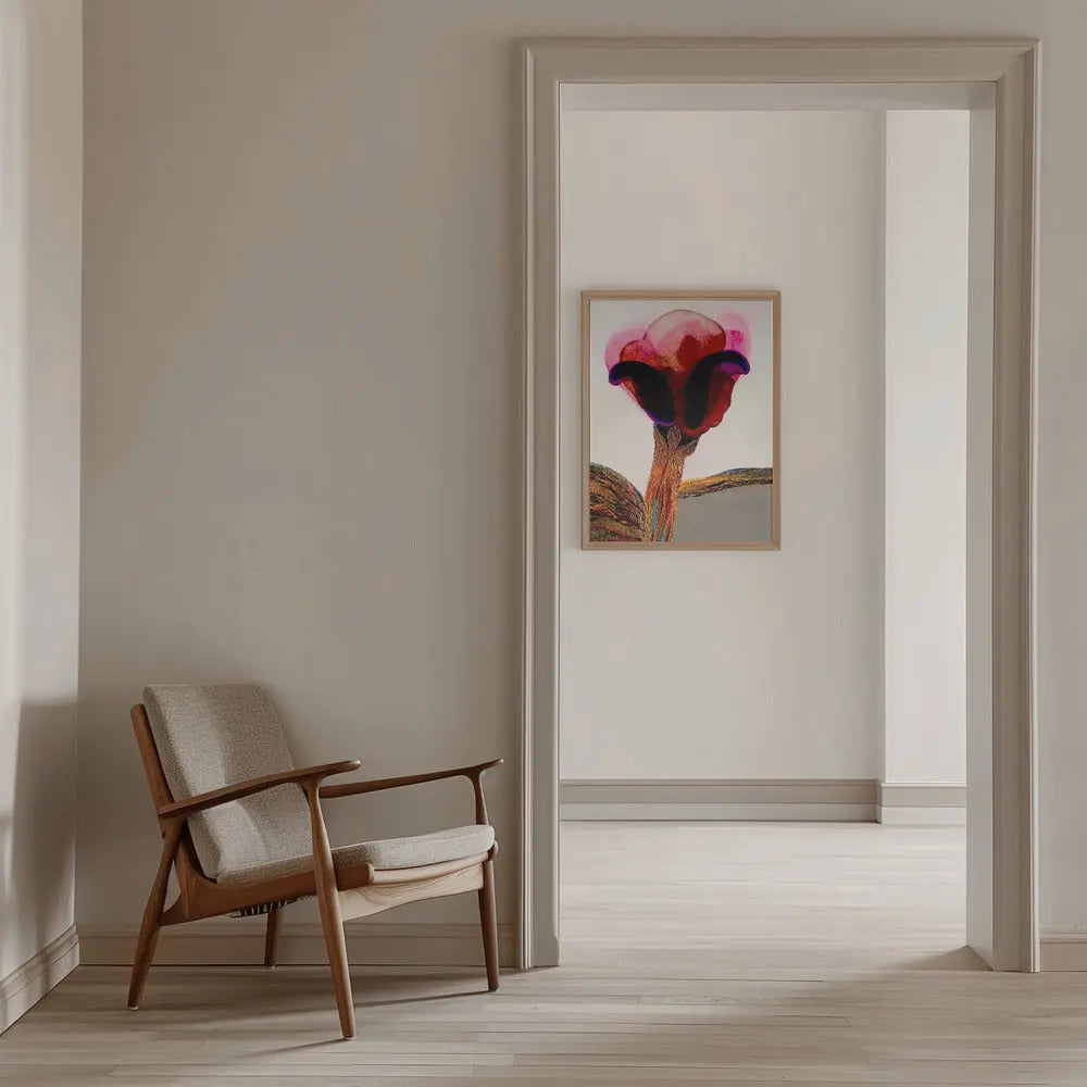 Flower C - Stretched Canvas, Poster or Fine Art Print I Heart Wall Art
