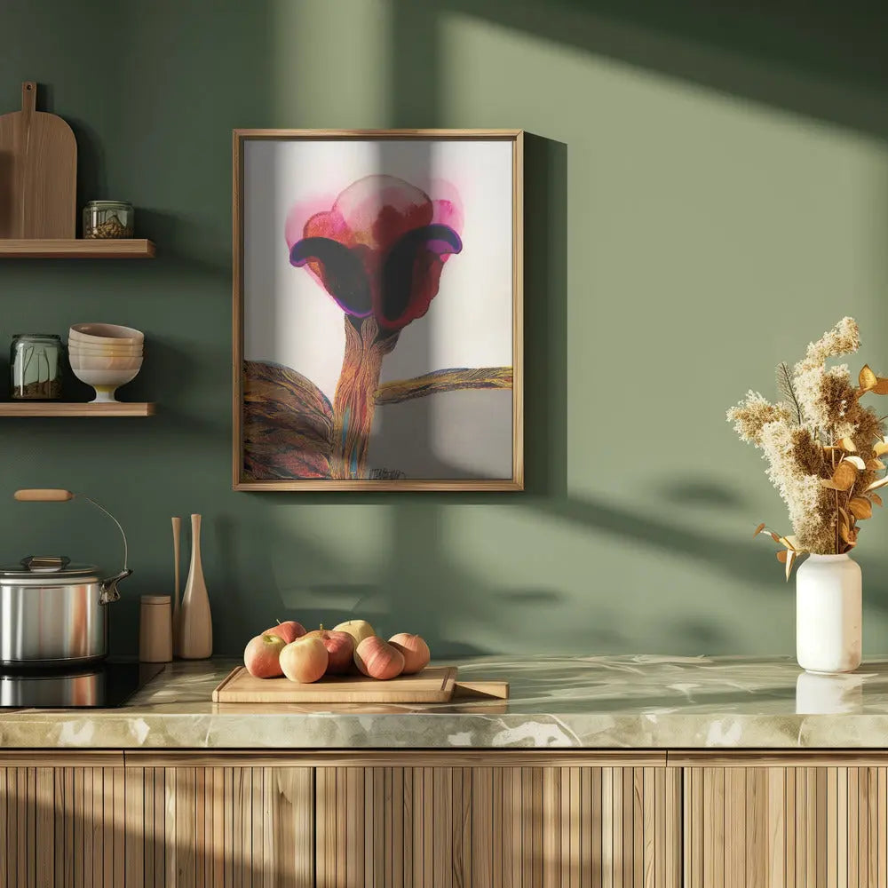 Flower C - Stretched Canvas, Poster or Fine Art Print I Heart Wall Art