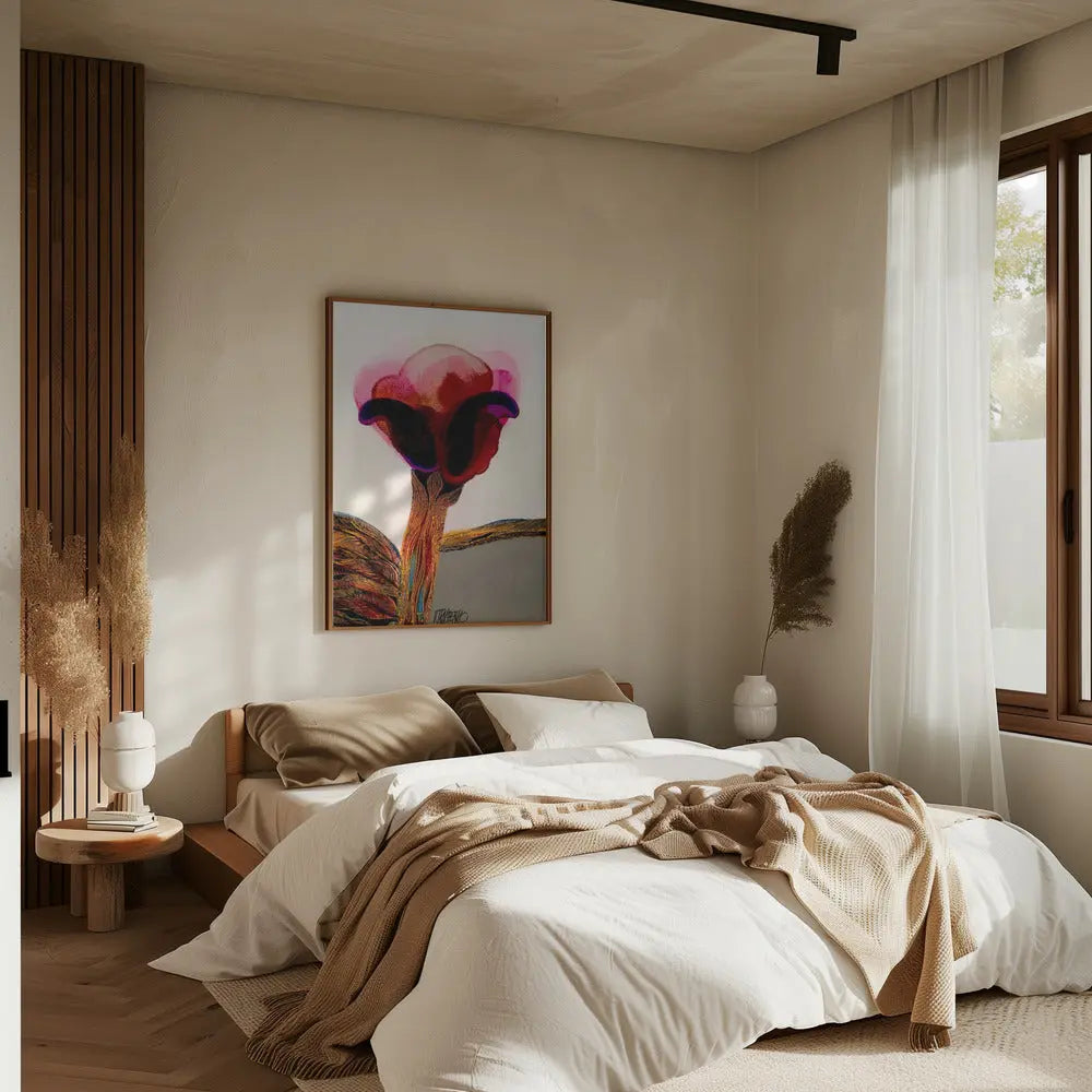 Flower C - Stretched Canvas, Poster or Fine Art Print I Heart Wall Art