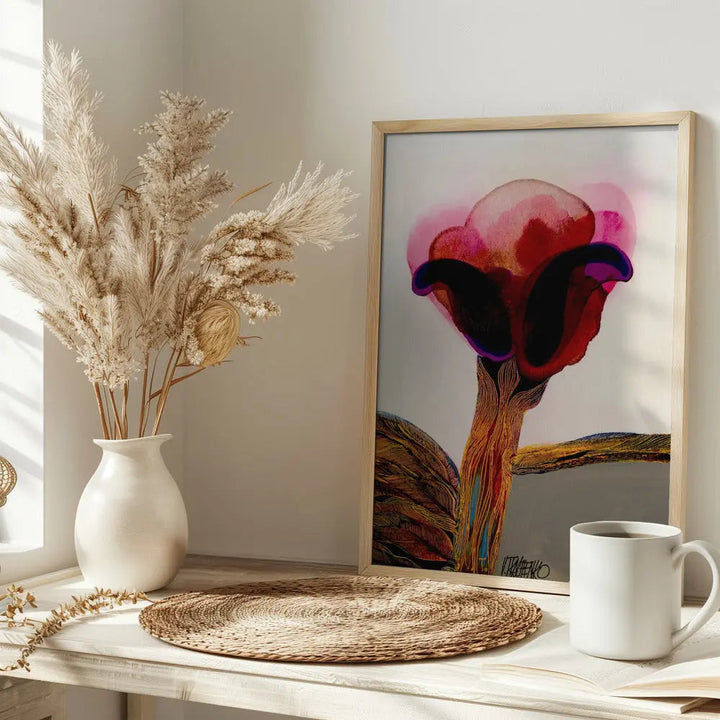 Flower C - Stretched Canvas, Poster or Fine Art Print I Heart Wall Art