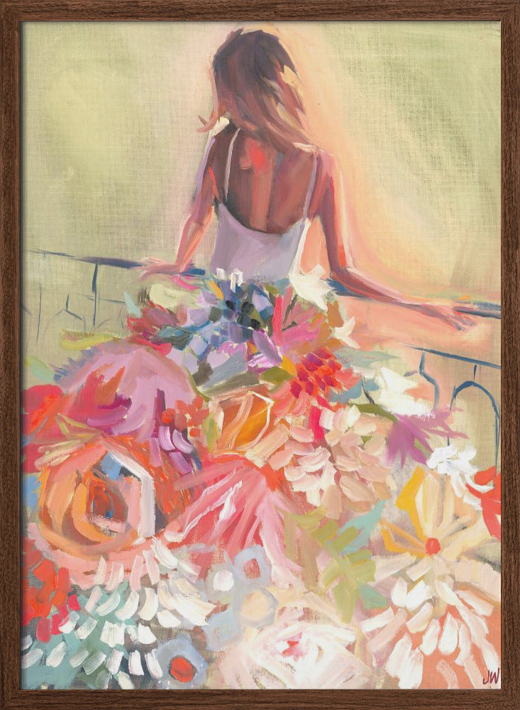 Flower Dress by &n - Stretched Canvas or Fine Art Print – I
