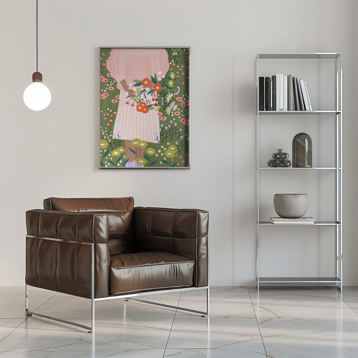 Flower Farm - Stretched Canvas, Poster or Fine Art Print I Heart Wall Art