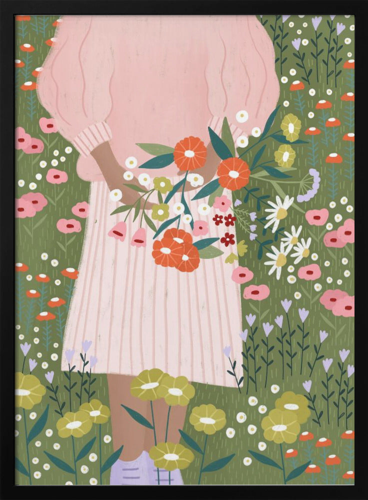 Flower Farm - Stretched Canvas, Poster or Fine Art Print I Heart Wall Art