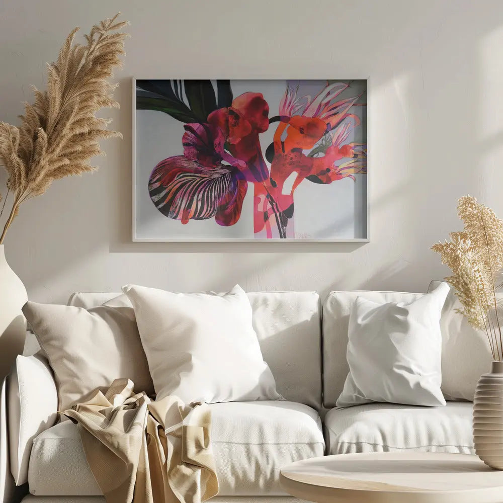 Flower L 1 - Stretched Canvas, Poster or Fine Art Print I Heart Wall Art