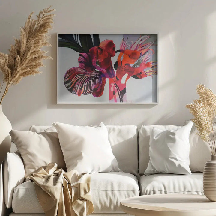 Flower L 1 - Stretched Canvas, Poster or Fine Art Print I Heart Wall Art