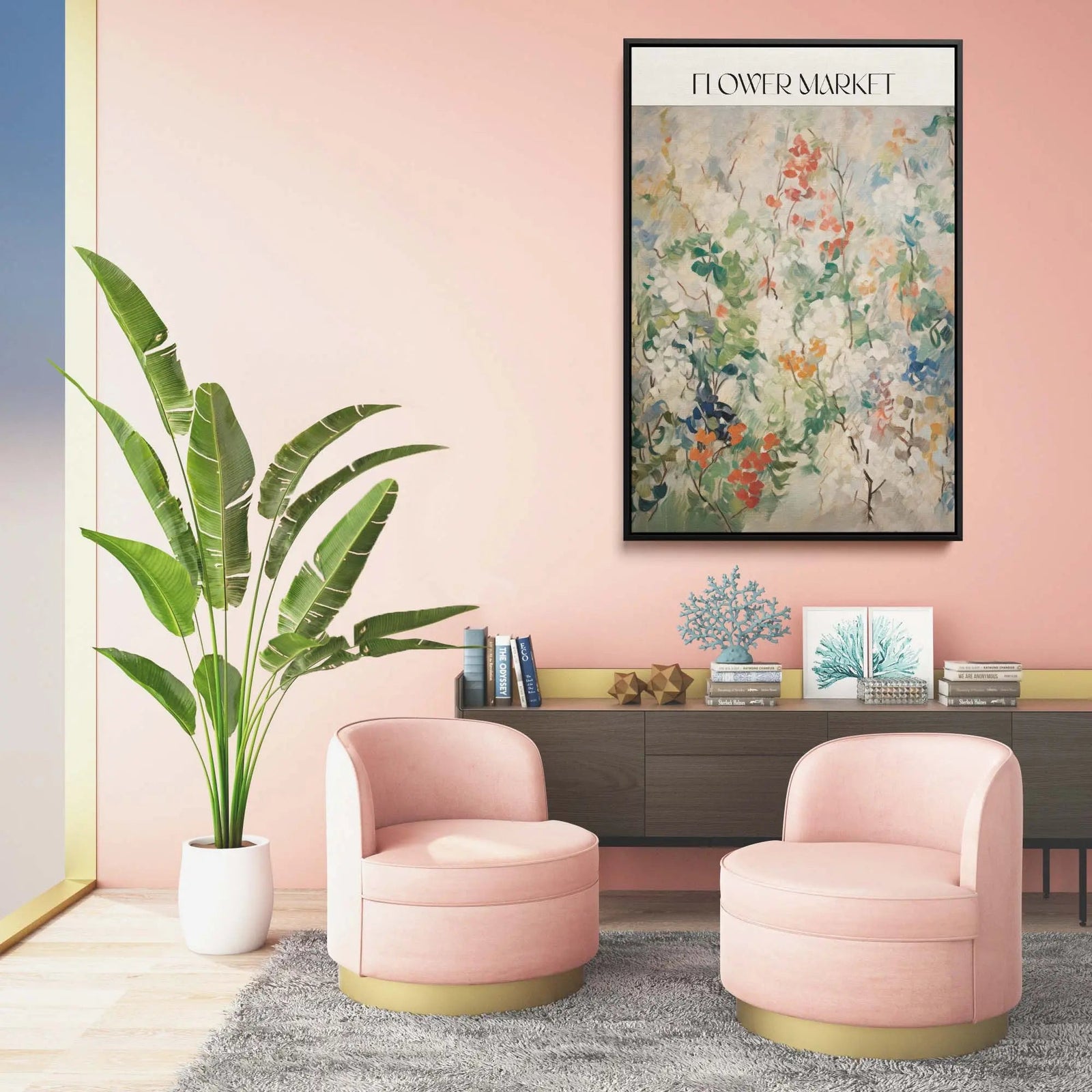 Flower Market 27 - Vintage Floral Art Print I Heart Wall Art Australia