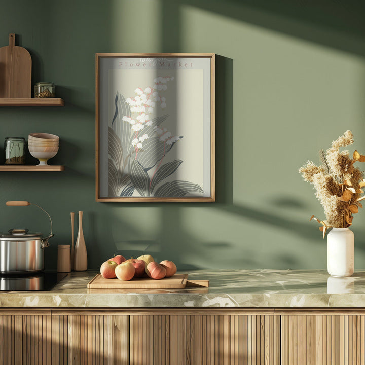 Flower Market New York Lily of the valley - Stretched Canvas, Poster or Fine Art Print I Heart Wall Art