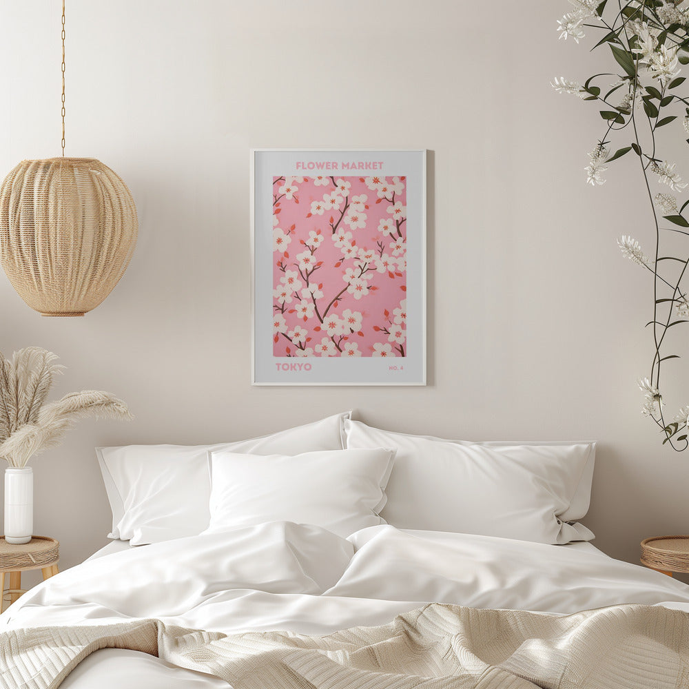 Flower Market Tokyo - Stretched Canvas, Poster or Fine Art Print I Heart Wall Art