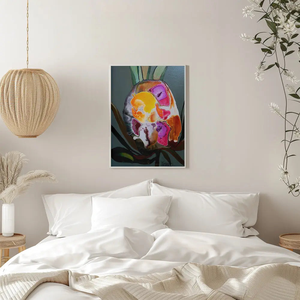 Flower P - Stretched Canvas, Poster or Fine Art Print I Heart Wall Art