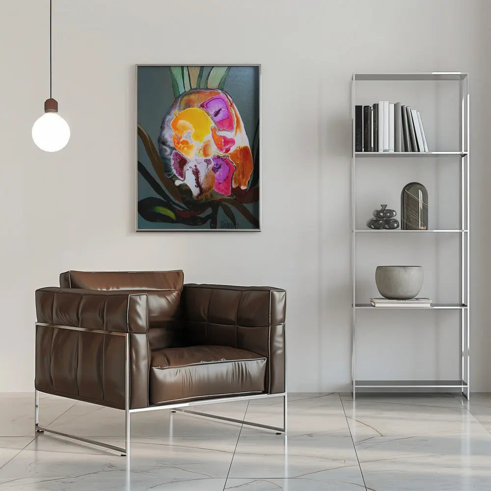 Flower P - Stretched Canvas, Poster or Fine Art Print I Heart Wall Art