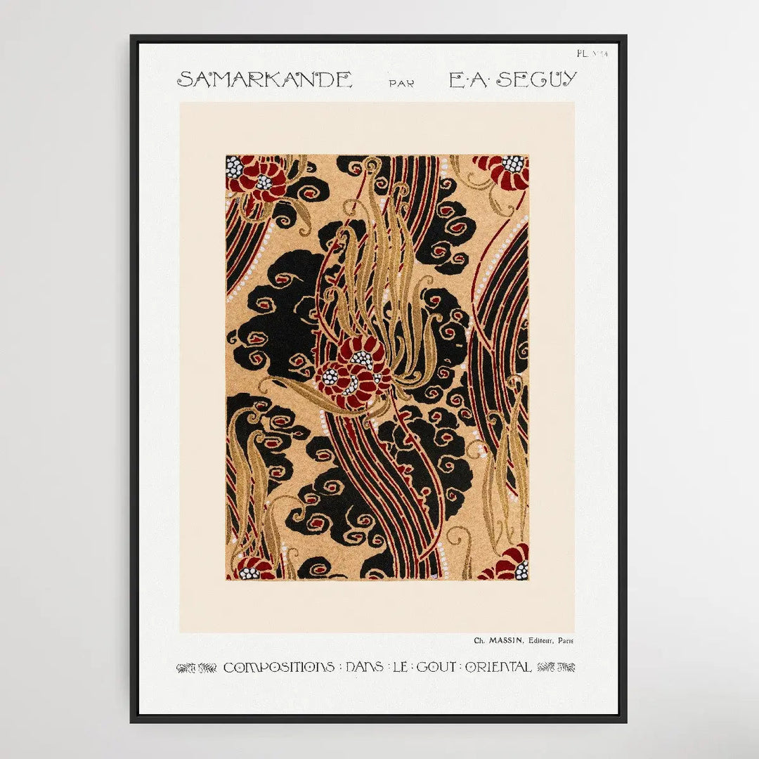 Flower Pattern 2 Art Deco 1914 by E. A. Séguy - I Heart Wall Art