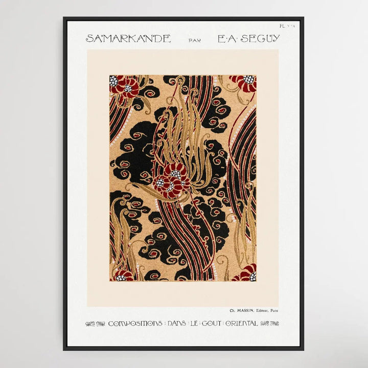 Flower Pattern 2 Art Deco 1914 by E. A. Séguy - I Heart Wall Art