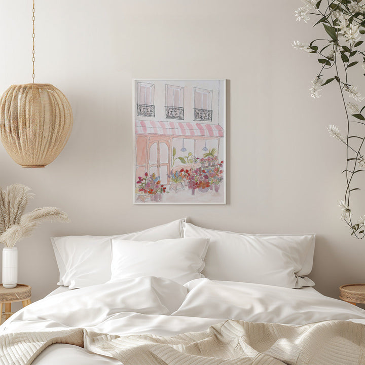 Flower Shop 70x100 - Stretched Canvas, Poster or Fine Art Print I Heart Wall Art