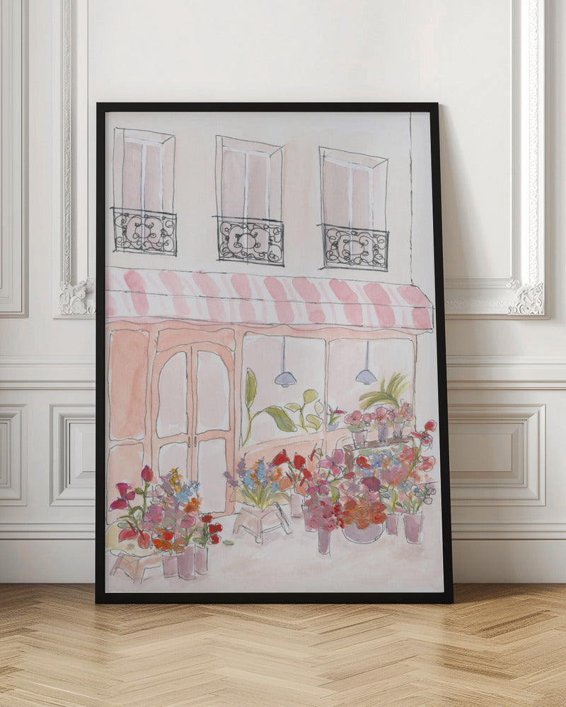 Flower Shop 70x100 - Stretched Canvas, Poster or Fine Art Print I Heart Wall Art
