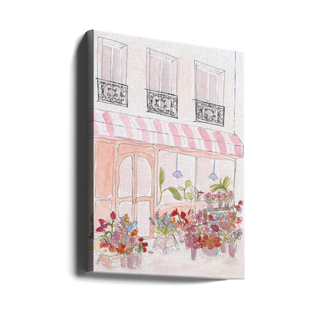Flower Shop 70x100 - Stretched Canvas, Poster or Fine Art Print I Heart Wall Art