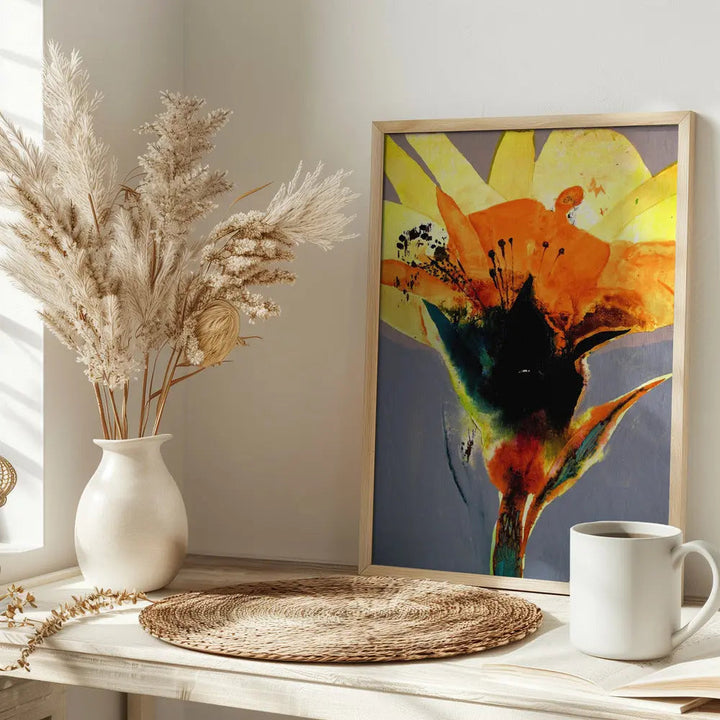 Flower - Stretched Canvas, Poster or Fine Art Print I Heart Wall Art