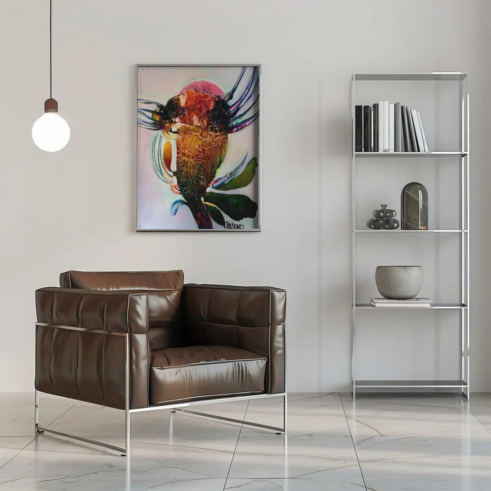Flower T - Stretched Canvas, Poster or Fine Art Print I Heart Wall Art