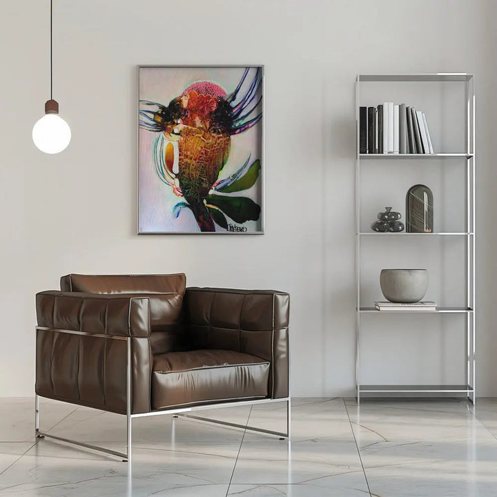 Flower T - Stretched Canvas, Poster or Fine Art Print I Heart Wall Art