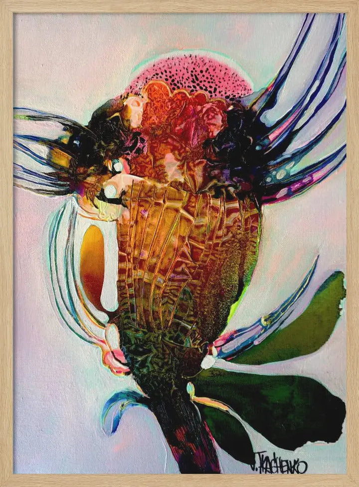 Flower T - Stretched Canvas, Poster or Fine Art Print I Heart Wall Art