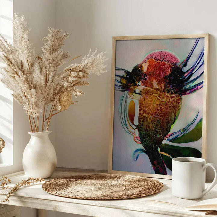 Flower T - Stretched Canvas, Poster or Fine Art Print I Heart Wall Art