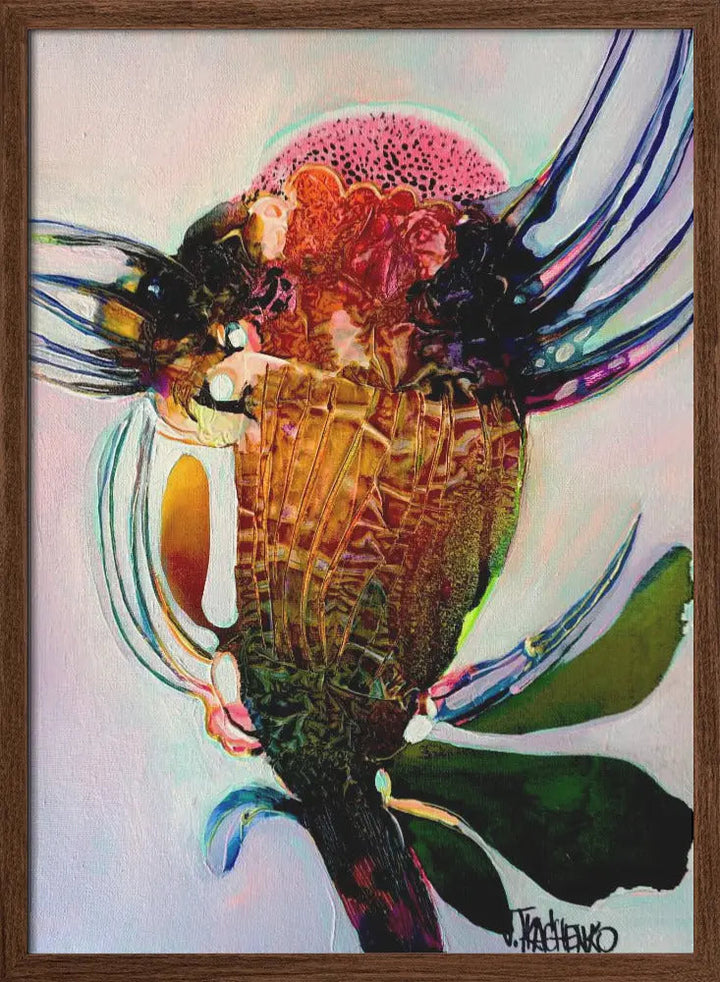 Flower T - Stretched Canvas, Poster or Fine Art Print I Heart Wall Art