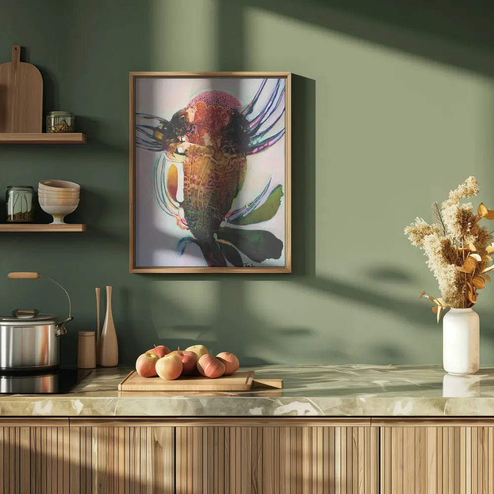 Flower T - Stretched Canvas, Poster or Fine Art Print I Heart Wall Art