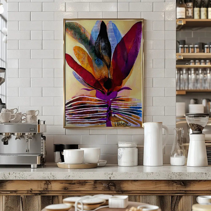 Flower V - Stretched Canvas, Poster or Fine Art Print I Heart Wall Art