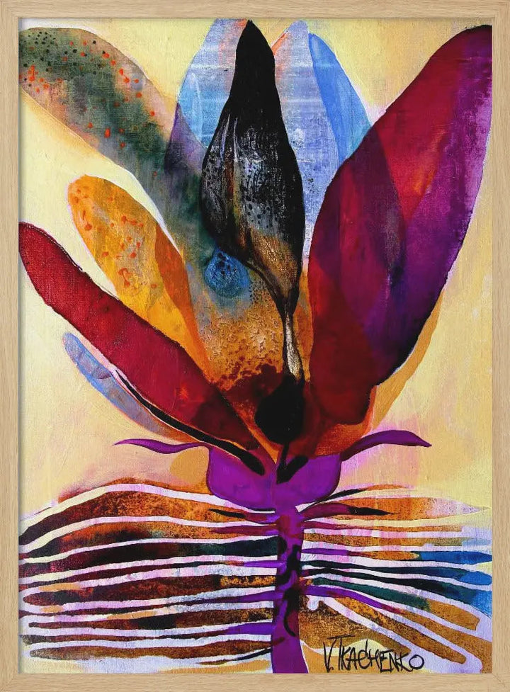 Flower V - Stretched Canvas, Poster or Fine Art Print I Heart Wall Art