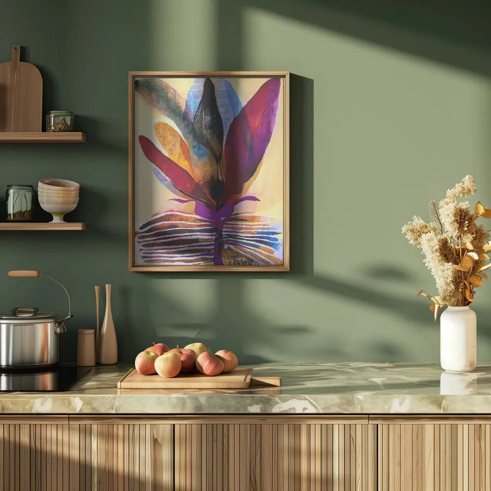 Flower V - Stretched Canvas, Poster or Fine Art Print I Heart Wall Art