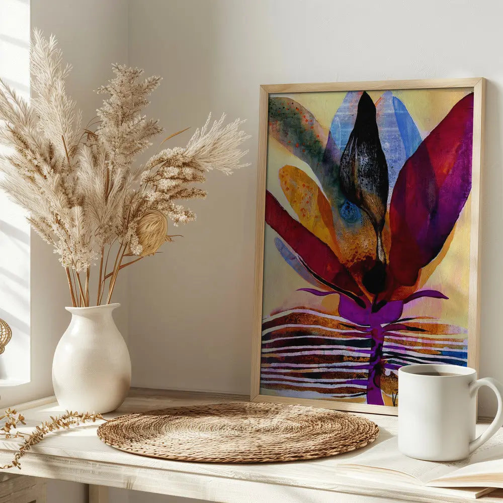 Flower V - Stretched Canvas, Poster or Fine Art Print I Heart Wall Art