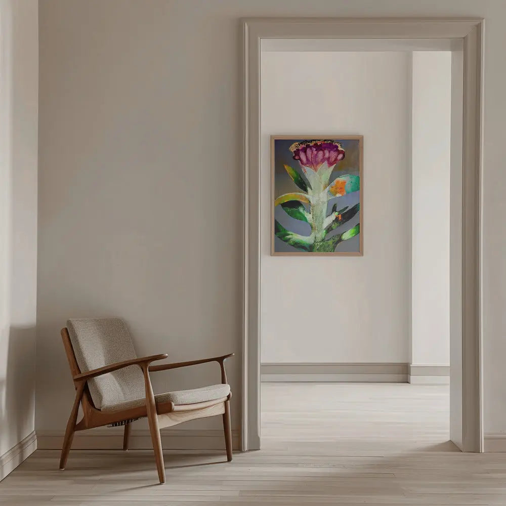 Flower Z - Stretched Canvas, Poster or Fine Art Print I Heart Wall Art