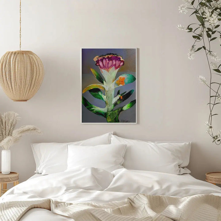 Flower Z - Stretched Canvas, Poster or Fine Art Print I Heart Wall Art