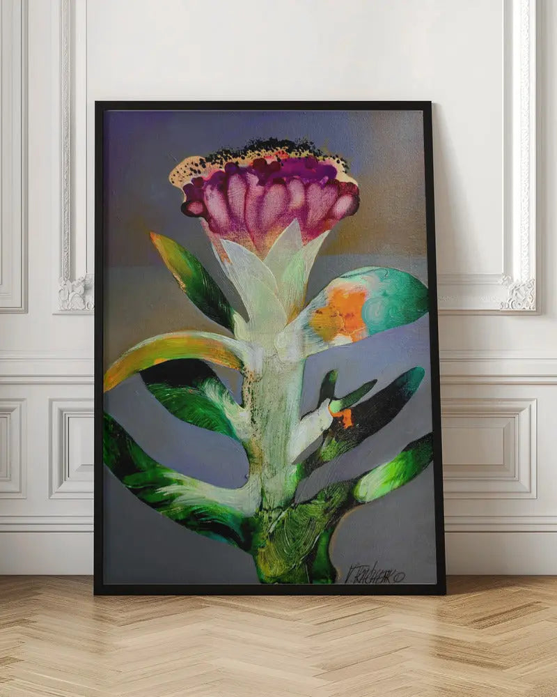 Flower Z - Stretched Canvas, Poster or Fine Art Print I Heart Wall Art